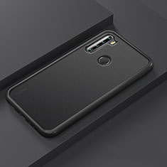 Silikon Hülle Handyhülle und Kunststoff Schutzhülle Tasche R03 für Xiaomi Redmi Note 8T Schwarz