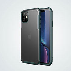 Silikon Hülle Handyhülle und Kunststoff Schutzhülle Tasche T01 für Apple iPhone 11 Grün