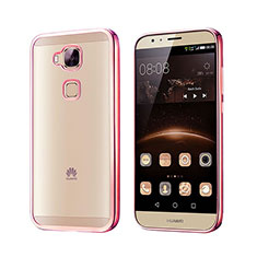 Silikon Hülle Rahmen Schutzhülle Durchsichtig Transparent Matt für Huawei G8 Rosegold