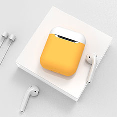 Silikon Hülle Schutzhülle Skin mit Karabiner für AirPods Ladekoffer C01 Bunt