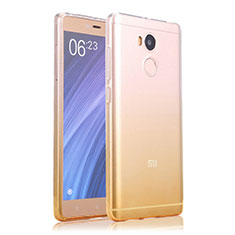 Silikon Hülle Ultra Dünn Schutzhülle Durchsichtig Farbverlauf für Xiaomi Redmi 4 Prime High Edition Gelb