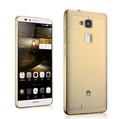 Silikon Hülle Ultra Dünn Schutzhülle Durchsichtig Transparent für Huawei Mate 7 Gold