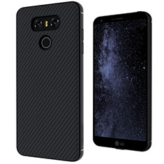 Silikon Schutzhülle Gummi Tasche Köper für LG G6 Schwarz