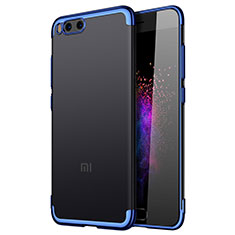 Silikon Schutzhülle Rahmen Tasche Durchsichtig Transparent für Xiaomi Mi Note 3 Blau