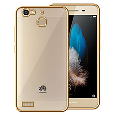 Silikon Schutzhülle Rahmen Tasche Durchsichtig Transparent Matt für Huawei G8 Mini Gold
