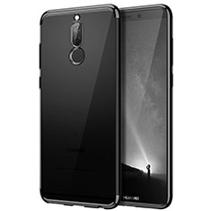 Silikon Schutzhülle Rahmen Tasche Durchsichtig Transparent Matt für Huawei Maimang 6 Schwarz