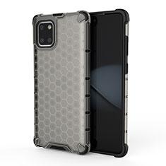 Silikon Schutzhülle Rahmen Tasche Hülle Durchsichtig Transparent 360 Grad Ganzkörper AM1 für Samsung Galaxy A81 Schwarz