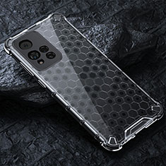 Silikon Schutzhülle Rahmen Tasche Hülle Durchsichtig Transparent 360 Grad Ganzkörper AM3 für Xiaomi Mi 11i 5G (2022) Weiß