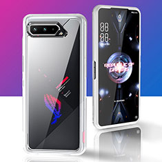 Silikon Schutzhülle Rahmen Tasche Hülle Durchsichtig Transparent 360 Grad Ganzkörper ZJ5 für Asus ROG Phone 5 Pro Klar