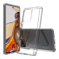 Silikon Schutzhülle Rahmen Tasche Hülle Durchsichtig Transparent 360 Grad Ganzkörper ZJ5 für Xiaomi Mi 11T Pro 5G Klar