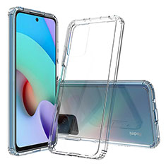 Silikon Schutzhülle Rahmen Tasche Hülle Durchsichtig Transparent 360 Grad Ganzkörper ZJ5 für Xiaomi Redmi 10 (2022) Klar