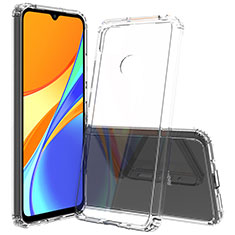 Silikon Schutzhülle Rahmen Tasche Hülle Durchsichtig Transparent 360 Grad Ganzkörper ZJ5 für Xiaomi Redmi 9 Activ Klar