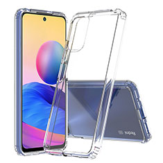 Silikon Schutzhülle Rahmen Tasche Hülle Durchsichtig Transparent 360 Grad Ganzkörper ZJ5 für Xiaomi Redmi Note 11 SE 5G Klar