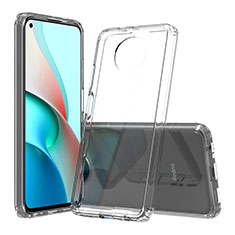 Silikon Schutzhülle Rahmen Tasche Hülle Durchsichtig Transparent 360 Grad Ganzkörper ZJ5 für Xiaomi Redmi Note 9 5G Klar