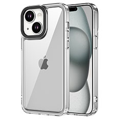 Silikon Schutzhülle Rahmen Tasche Hülle Durchsichtig Transparent AC1 für Apple iPhone 14 Plus Klar