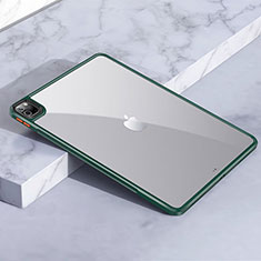 Silikon Schutzhülle Rahmen Tasche Hülle Durchsichtig Transparent für Apple iPad Pro 11 (2021) Grün