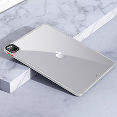 Silikon Schutzhülle Rahmen Tasche Hülle Durchsichtig Transparent für Apple iPad Pro 11 (2021) Weiß
