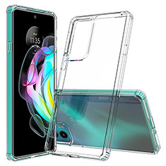 Silikon Schutzhülle Rahmen Tasche Hülle Durchsichtig Transparent für Motorola Moto Edge Lite 5G Klar