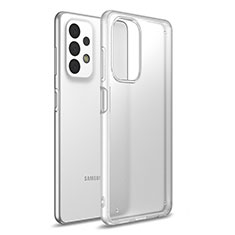 Silikon Schutzhülle Rahmen Tasche Hülle Durchsichtig Transparent für Samsung Galaxy A23 4G Durchscheinend Weiß