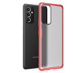 Silikon Schutzhülle Rahmen Tasche Hülle Durchsichtig Transparent für Samsung Galaxy A82 5G Rot