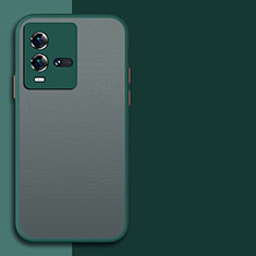 Silikon Schutzhülle Rahmen Tasche Hülle Durchsichtig Transparent für Vivo iQOO 10 5G Grün