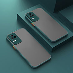 Silikon Schutzhülle Rahmen Tasche Hülle Durchsichtig Transparent für Xiaomi Poco F4 5G Nachtgrün