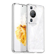 Silikon Schutzhülle Rahmen Tasche Hülle Durchsichtig Transparent J01S für Huawei P60 Klar