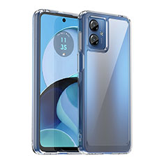 Silikon Schutzhülle Rahmen Tasche Hülle Durchsichtig Transparent J01S für Motorola Moto G14 Klar