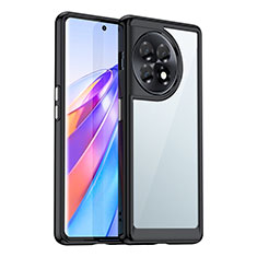 Silikon Schutzhülle Rahmen Tasche Hülle Durchsichtig Transparent J01S für OnePlus Ace 2 5G Schwarz