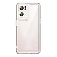 Silikon Schutzhülle Rahmen Tasche Hülle Durchsichtig Transparent J01S für Oppo Reno7 Pro 5G Klar