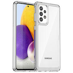 Silikon Schutzhülle Rahmen Tasche Hülle Durchsichtig Transparent J01S für Samsung Galaxy A73 5G Klar