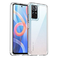 Silikon Schutzhülle Rahmen Tasche Hülle Durchsichtig Transparent J01S für Xiaomi Poco M4 Pro 5G Klar