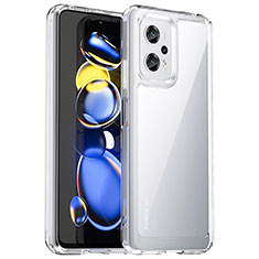 Silikon Schutzhülle Rahmen Tasche Hülle Durchsichtig Transparent J01S für Xiaomi Poco X4 GT 5G Klar