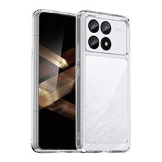 Silikon Schutzhülle Rahmen Tasche Hülle Durchsichtig Transparent J01S für Xiaomi Redmi K70 5G Klar