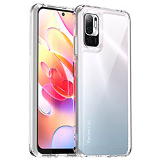 Silikon Schutzhülle Rahmen Tasche Hülle Durchsichtig Transparent J01S für Xiaomi Redmi Note 10 5G Klar