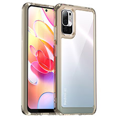 Silikon Schutzhülle Rahmen Tasche Hülle Durchsichtig Transparent J01S für Xiaomi Redmi Note 11 SE 5G Grau