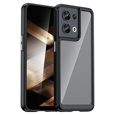 Silikon Schutzhülle Rahmen Tasche Hülle Durchsichtig Transparent J01S für Xiaomi Redmi Note 13 5G Schwarz