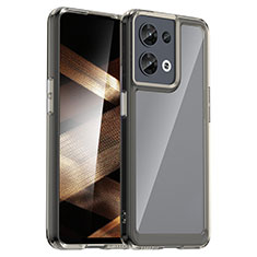 Silikon Schutzhülle Rahmen Tasche Hülle Durchsichtig Transparent J01S für Xiaomi Redmi Note 13 Pro 5G Grau