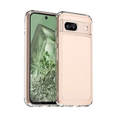 Silikon Schutzhülle Rahmen Tasche Hülle Durchsichtig Transparent J02S für Google Pixel 8a 5G Klar