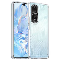 Silikon Schutzhülle Rahmen Tasche Hülle Durchsichtig Transparent J02S für Huawei Honor 80 Pro Flat 5G Klar