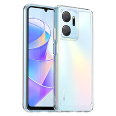 Silikon Schutzhülle Rahmen Tasche Hülle Durchsichtig Transparent J02S für Huawei Honor X7a Klar