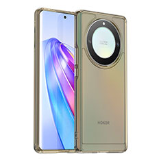 Silikon Schutzhülle Rahmen Tasche Hülle Durchsichtig Transparent J02S für Huawei Honor X9a 5G Grau