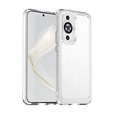 Silikon Schutzhülle Rahmen Tasche Hülle Durchsichtig Transparent J02S für Huawei Nova 11 Klar