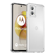 Silikon Schutzhülle Rahmen Tasche Hülle Durchsichtig Transparent J02S für Motorola Moto G73 5G Klar