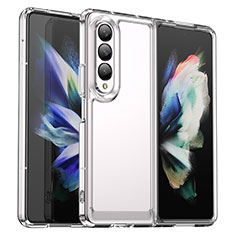 Silikon Schutzhülle Rahmen Tasche Hülle Durchsichtig Transparent J02S für Samsung Galaxy Z Fold4 5G Klar