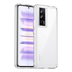 Silikon Schutzhülle Rahmen Tasche Hülle Durchsichtig Transparent J02S für Xiaomi Redmi K60 5G Klar