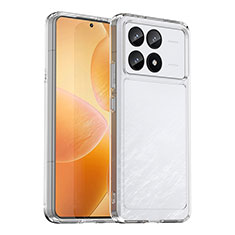 Silikon Schutzhülle Rahmen Tasche Hülle Durchsichtig Transparent J02S für Xiaomi Redmi K70 5G Klar