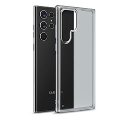 Silikon Schutzhülle Rahmen Tasche Hülle Durchsichtig Transparent M02 für Samsung Galaxy S21 Ultra 5G Klar