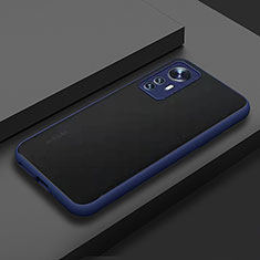 Silikon Schutzhülle Rahmen Tasche Hülle Durchsichtig Transparent M02 für Xiaomi Mi 12 5G Blau