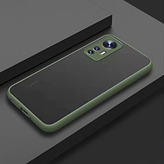 Silikon Schutzhülle Rahmen Tasche Hülle Durchsichtig Transparent M02 für Xiaomi Mi 12 Pro 5G Minzgrün